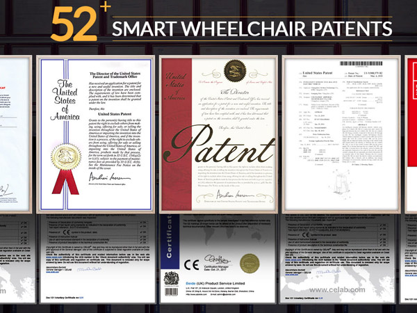 Airwheel Smart electric wheelchair Patents